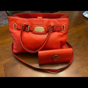 Michael Kors bag and wallet